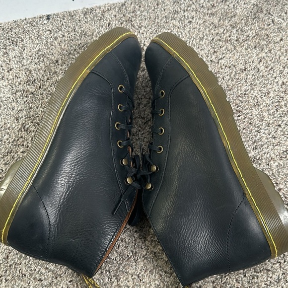 De Marten black lace up boots size 12
